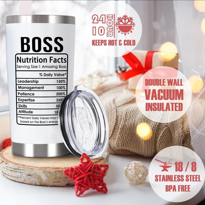 Happy Boss's Day Mug Tumbler - Funny Gift for Boss