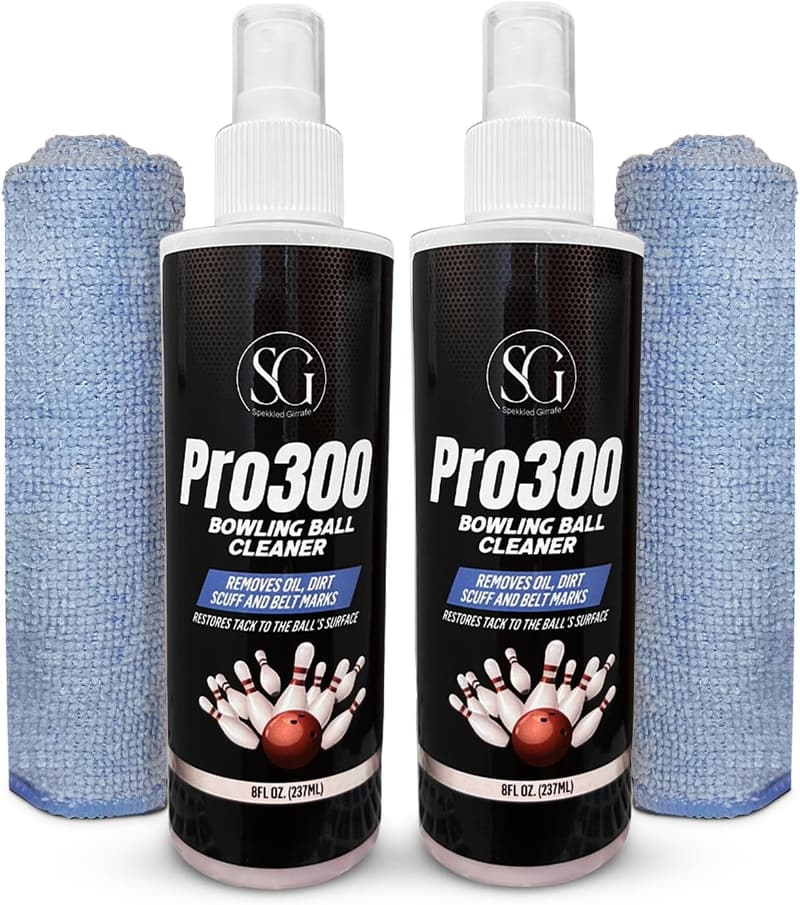 Bowling Ball Cleaner Spray - Restores Tack, 8FL Oz