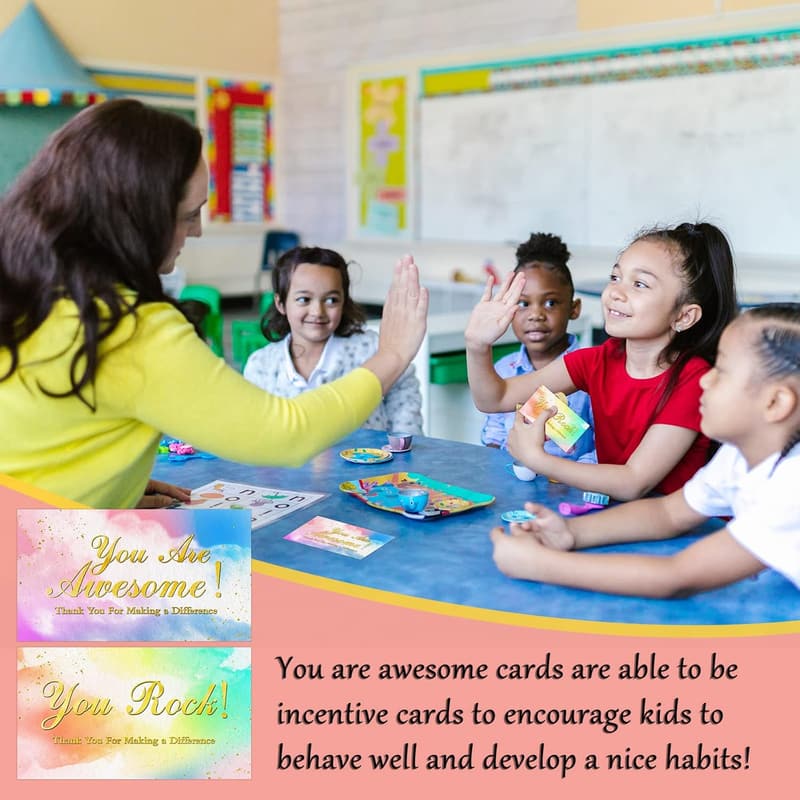 Colorful Thank You Cards for Coworkers and Employees - 200 pcs