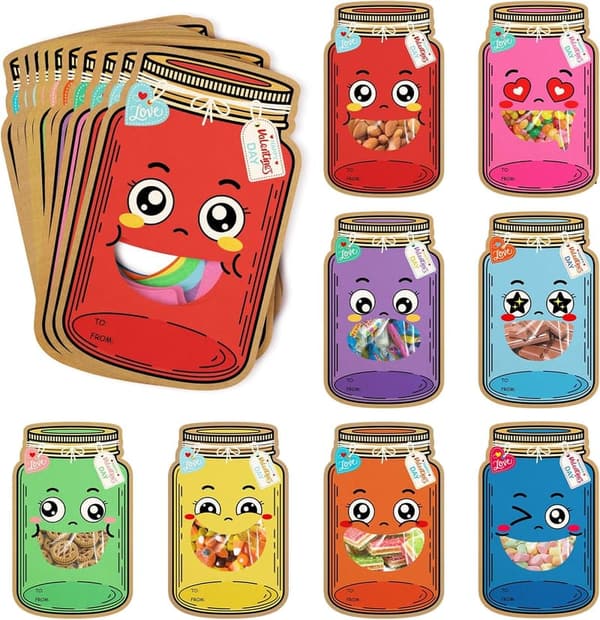 Valentine's Day Gift Cards for Kids - 48 Pack Classroom Exchange