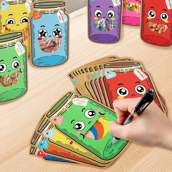 Valentine's Day Gift Cards for Kids - 48 Pack Classroom Exchange