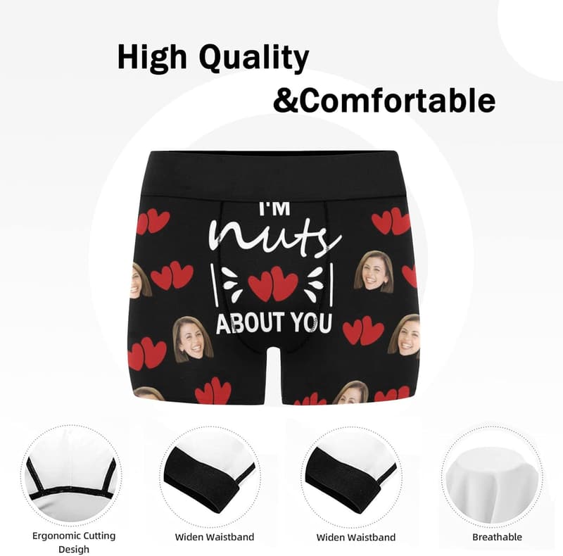 Custom Boxer Briefs & Socks with Faces | Unique Gifts for Him