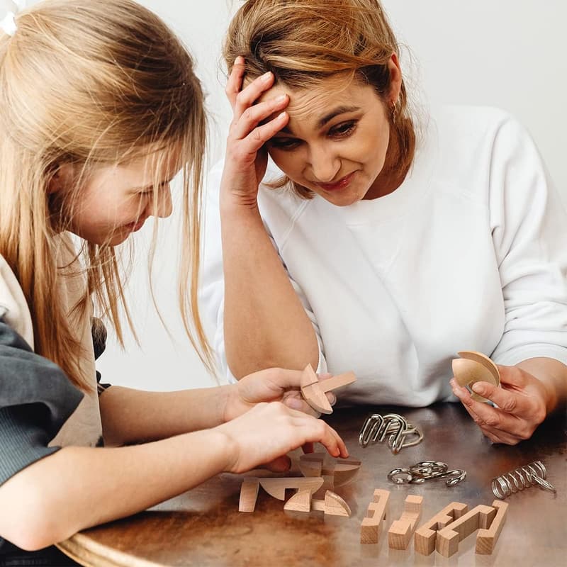 Magic Ball Wooden Puzzle Toy for Adults and Kids