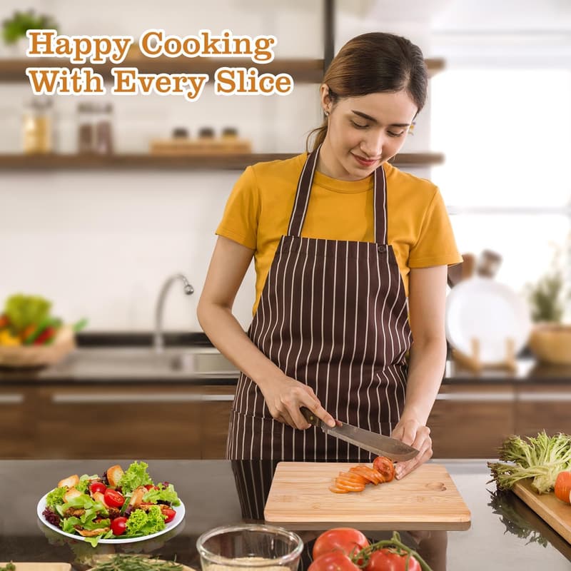 Birthday Gift Set - Engraved Bamboo Cutting Board & Utensils for Sister