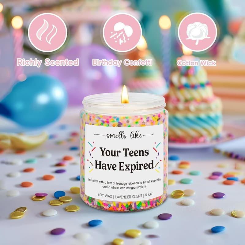 20th Birthday Candles - Fun Gifts for Her & Him