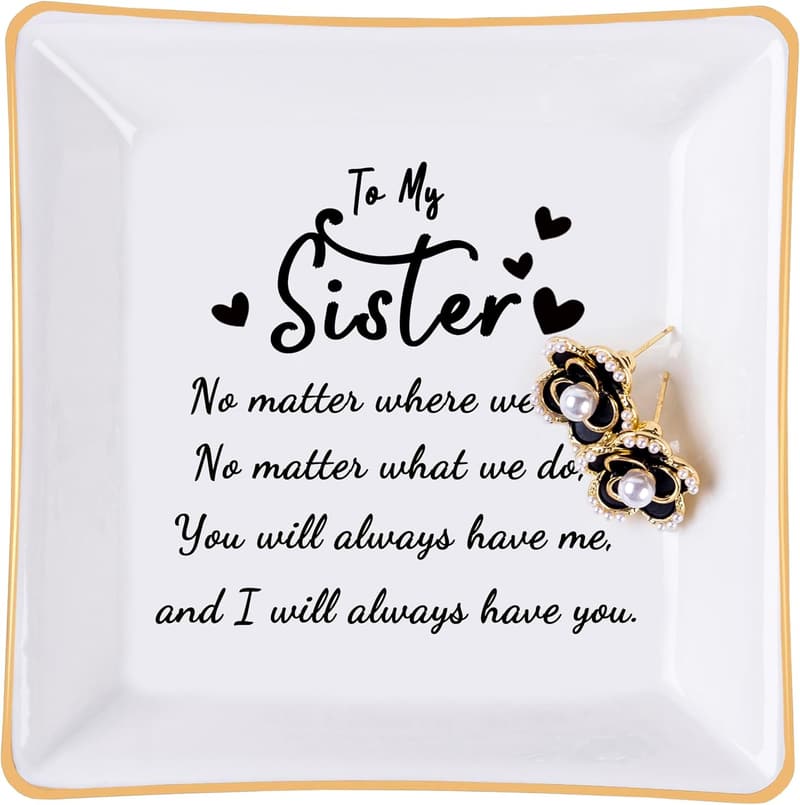 Sister Birthday Jewelry Dish -