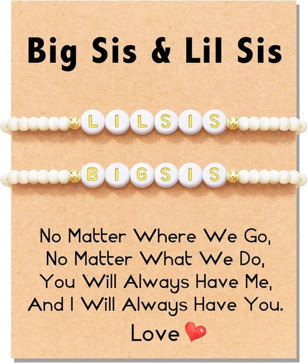 Valentine's Day Matching Sisters Bracelet Set