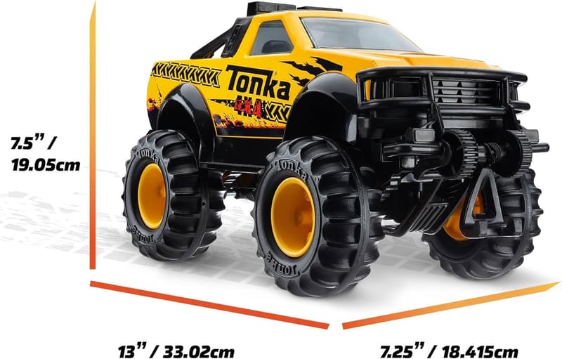 Tonka Steel Classics 4x4 Pickup Truck Toy for Kids 3+