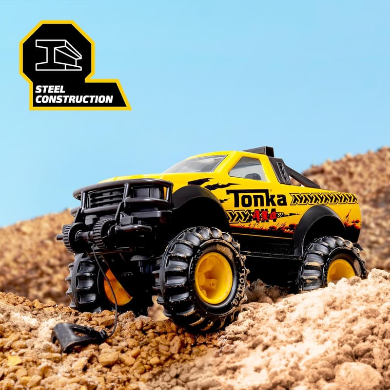 Tonka Steel Classics 4x4 Pickup Truck Toy for Kids 3+