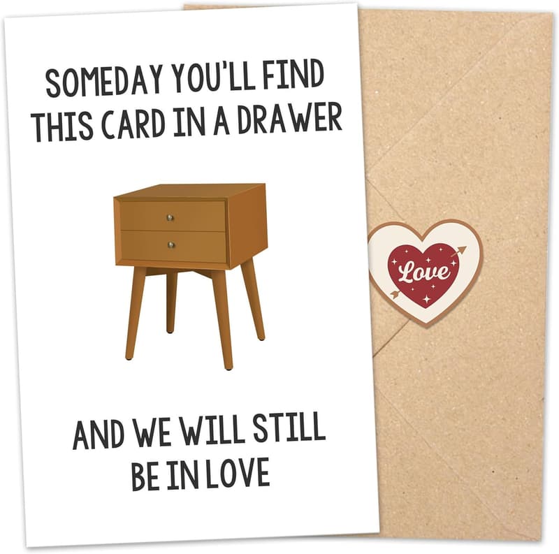 Funny Anniversary Card for Him - Perfect for Couples