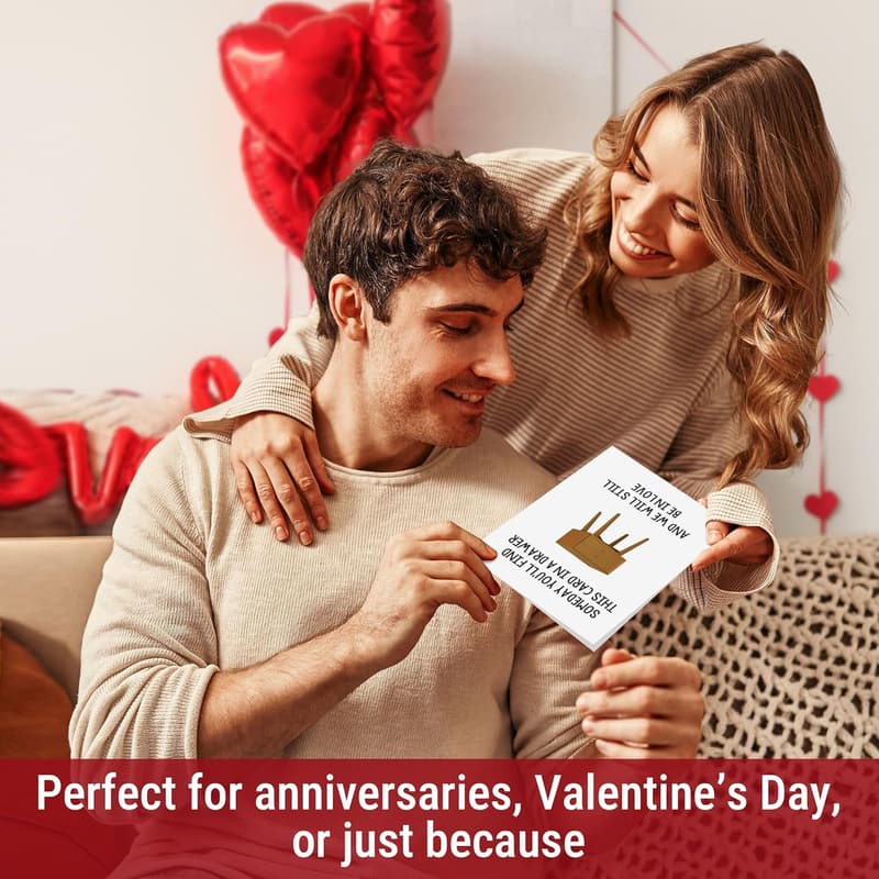 Funny Anniversary Card for Him - Perfect for Couples
