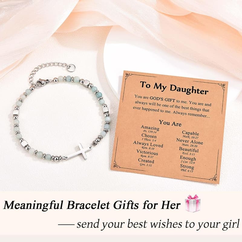 Christian Cross Bracelet for Women - Ideal Gift for Birthdays & More