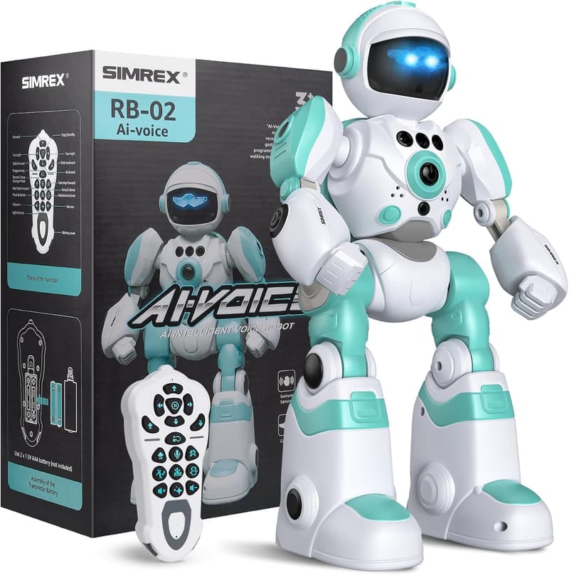 Remote Control Programmable Robot Toy for Toddlers