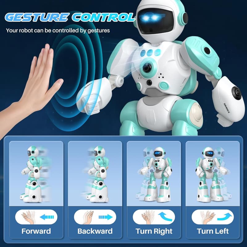 Remote Control Programmable Robot Toy for Toddlers