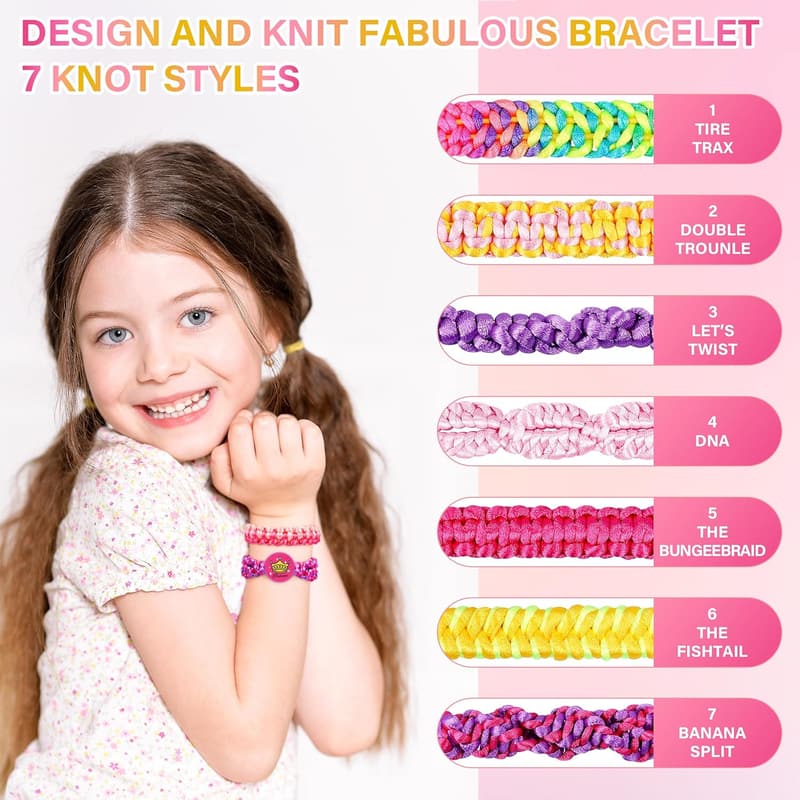 DIY Friendship Bracelet Kit for Girls - Ideal Birthday Gift