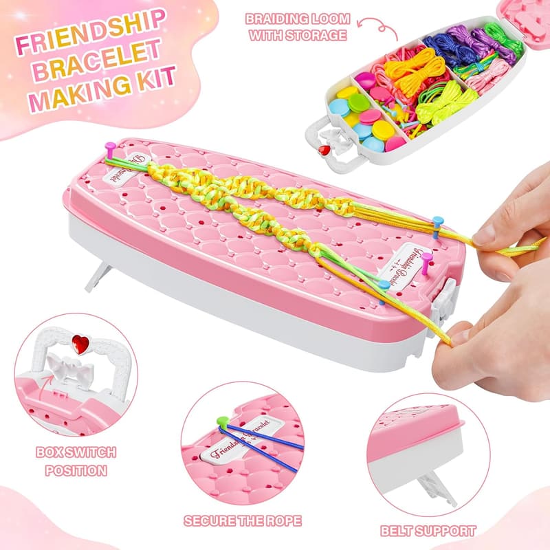 DIY Friendship Bracelet Kit for Girls - Ideal Birthday Gift