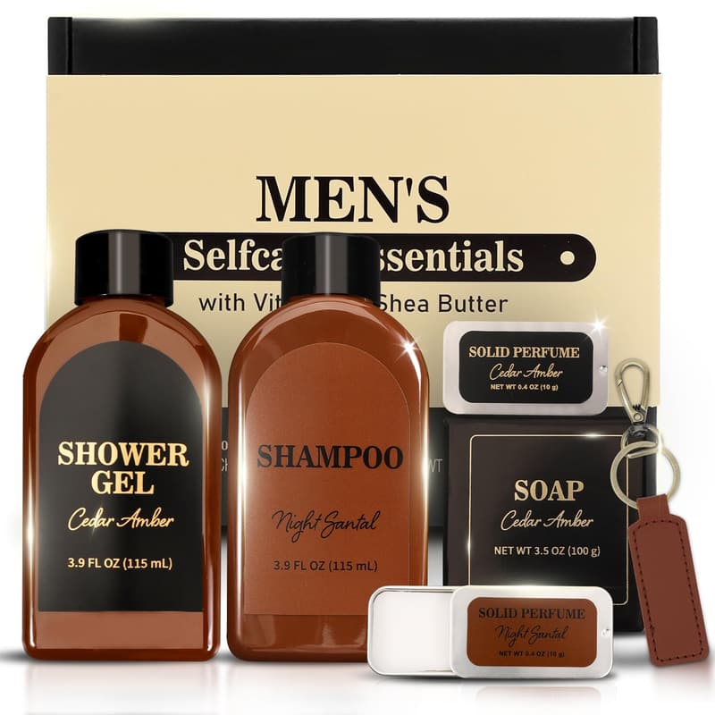 Father's Day Cedar & Santal Spa Gift Set for Men