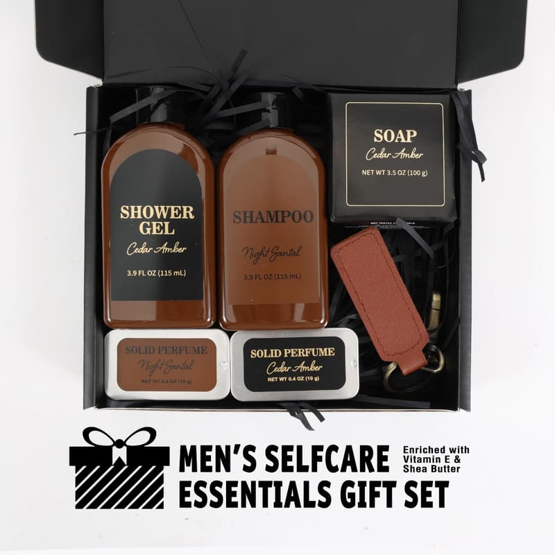 Father's Day Cedar & Santal Spa Gift Set for Men