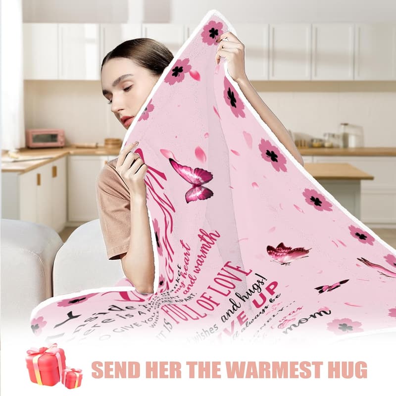 Hooded Blanket Gift for Daughter - Comfortable Wearable Hoodie