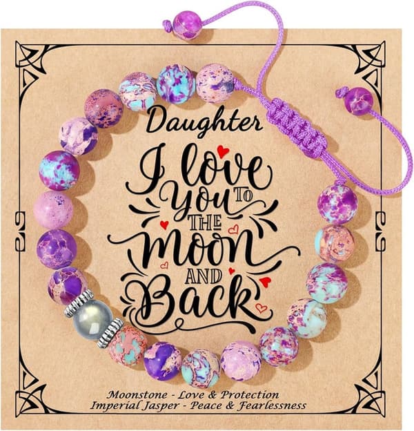 Colorful Moonstone Imperial Jasper Bracelet for Women