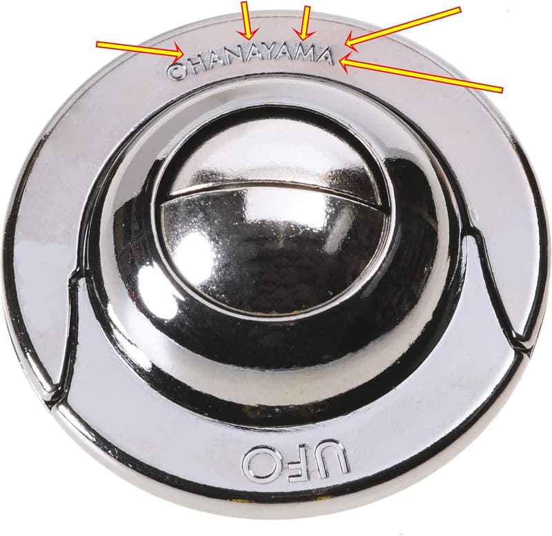 UFO Hanayama Brain Teaser Puzzle - Level 4 with Pouch