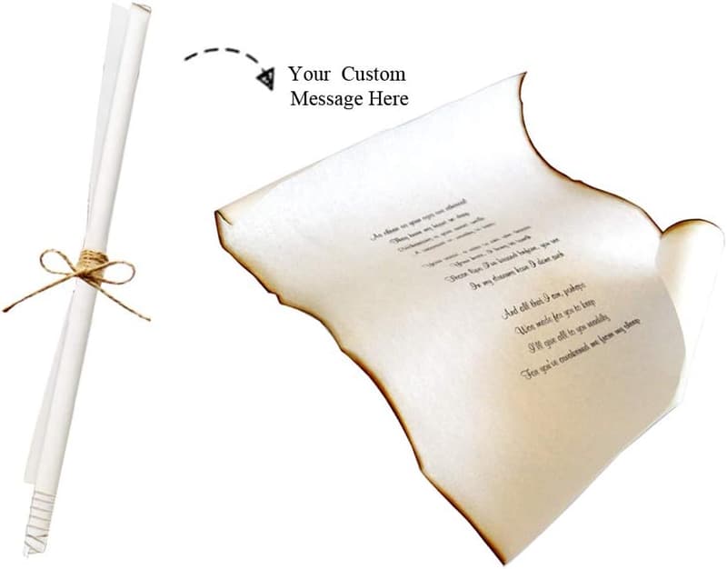 Personalized Promise Message in a Bottle Gift