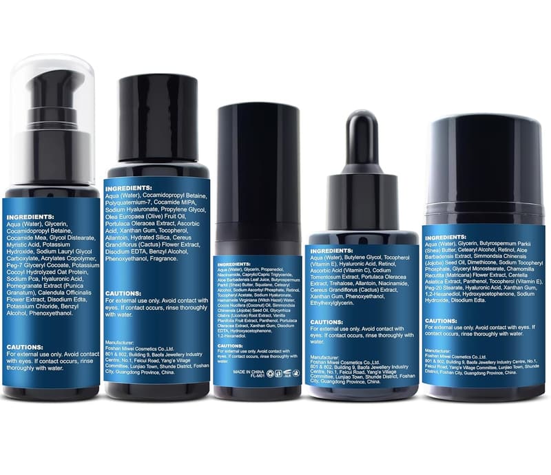 Men's Anti-Aging Skin Care Kit with Retinol & Hyaluronic Acid