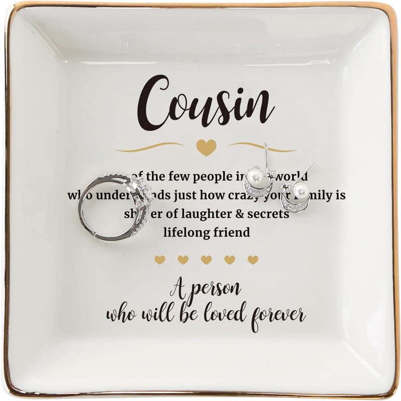 Heartfelt Ceramic Jewelry Tray - Perfect Keepsake for Loved Ones