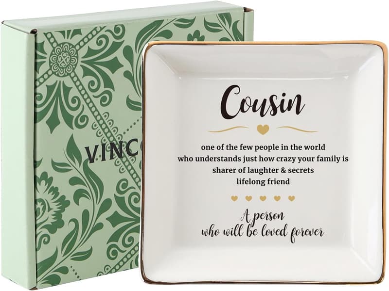 Heartfelt Ceramic Jewelry Tray - Perfect Keepsake for Loved Ones