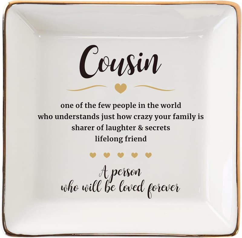 Heartfelt Ceramic Jewelry Tray - Perfect Keepsake for Loved Ones