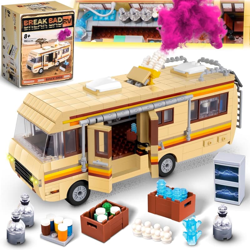 Creative Camper Van Building Set for Ages 8-14 (986 Pieces)