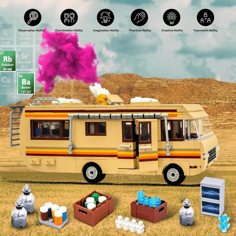 Creative Camper Van Building Set for Ages 8-14 (986 Pieces)
