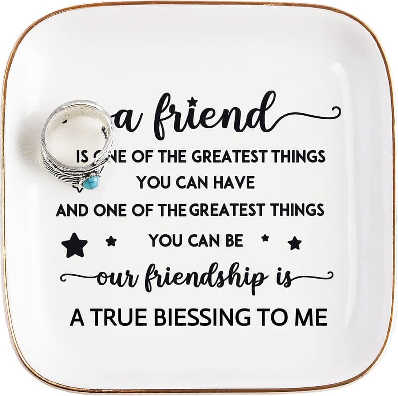 Friendship Jewelry Dish for Women - Birthday & Christmas Gift