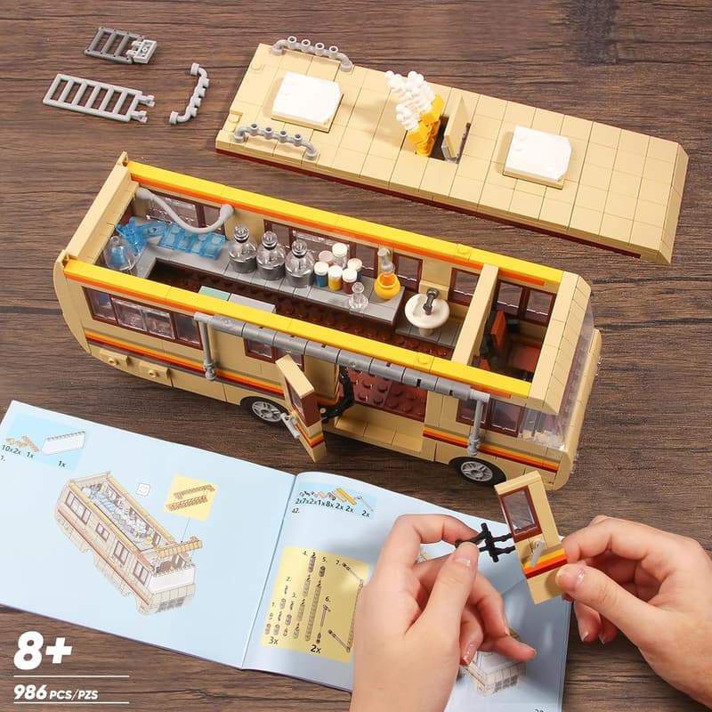 Camper Van Building Set for Boys Age 8-12