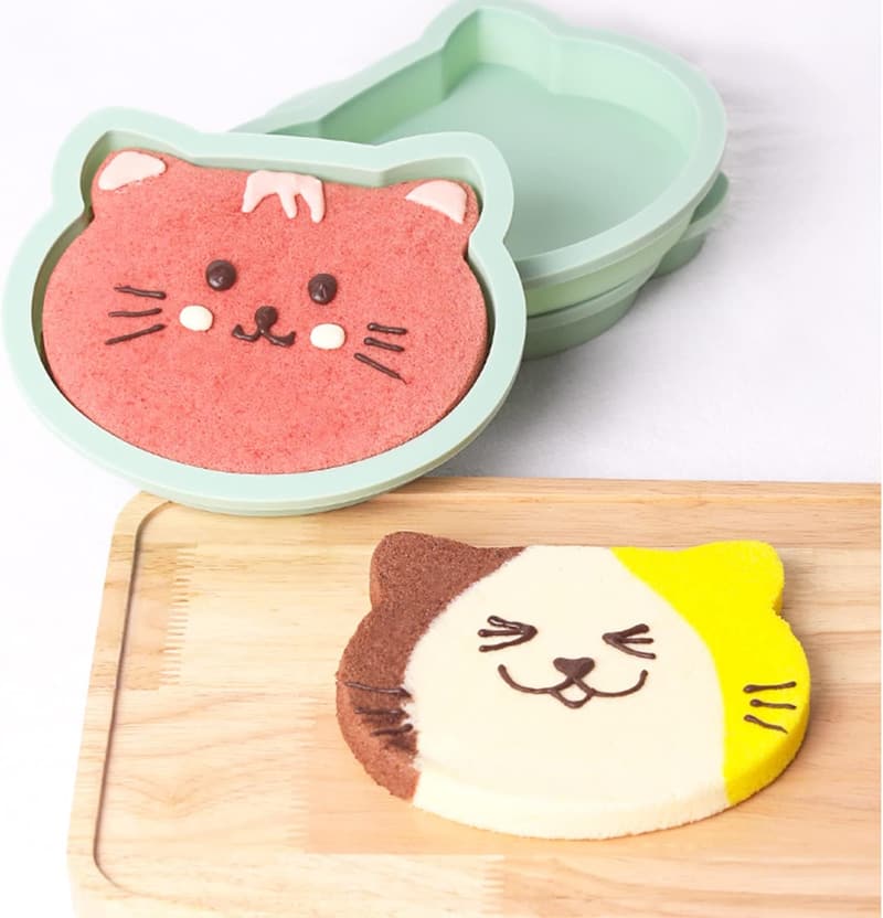 6-Inch Silicone Layer Cake Pans Set for Baking