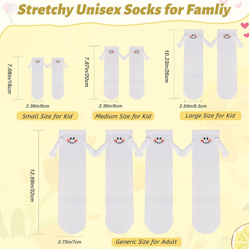 Funny Hand Holding Socks Magnet for Mom and Family