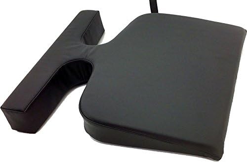 Massage Table Breast Pillow - Comfort Bolster Wedge (Black)