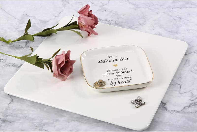 Birthday Gift Ring Dish Jewelry Tray for Mom and Friends