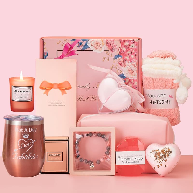 Birthday Gift Basket for Women - Relaxing Self-Care Set