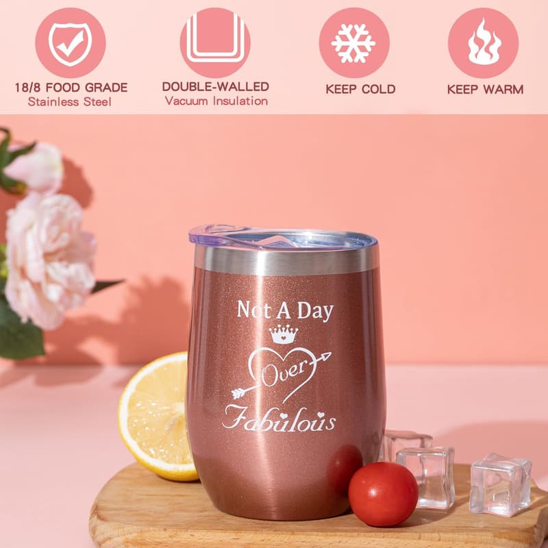 Women’s Birthday Gift Basket - Unique Pink Self-Care Set