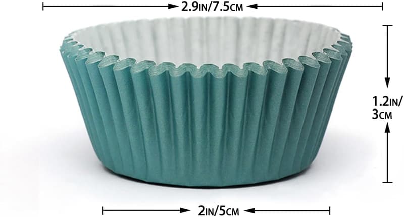 300-Count Standard Cupcake Liners - 6 Designs for Baking