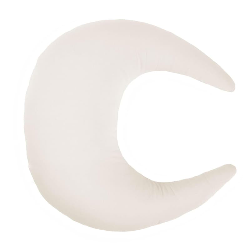 Organic Cotton Nursing Pillow for Bottle & Breastfeeding - Natural