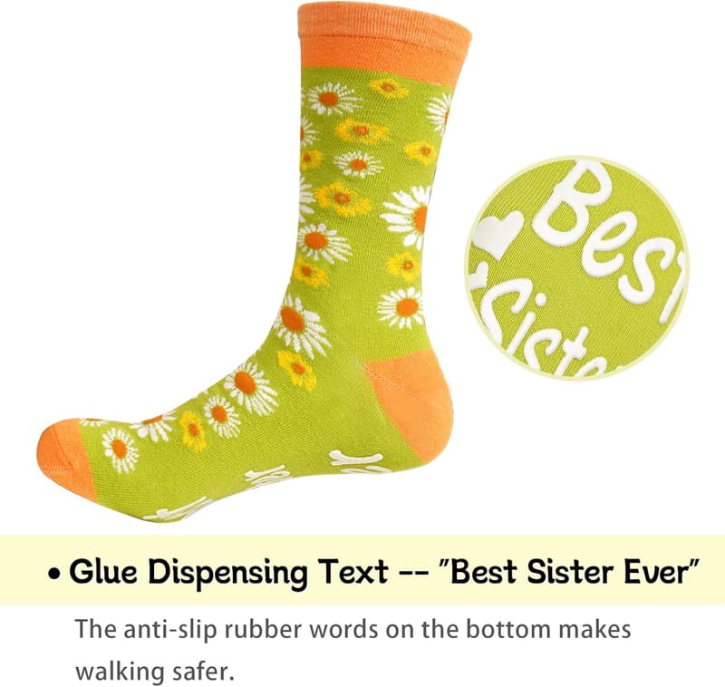Funny Socks for Women - Christmas & Birthday Gift for Mom, Sister, Aunt