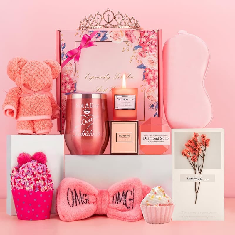 Unique Birthday Gift Basket for Women & Teenage Girls