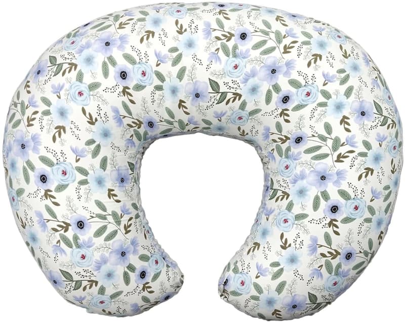 Ergonomic Nursing Pillow with Breathable Cover for Breastfeeding