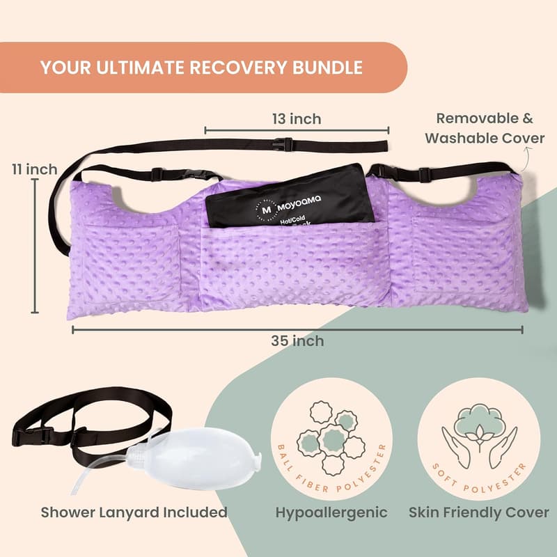 Post Surgery Pillow for Mastectomy Recovery & Comfort