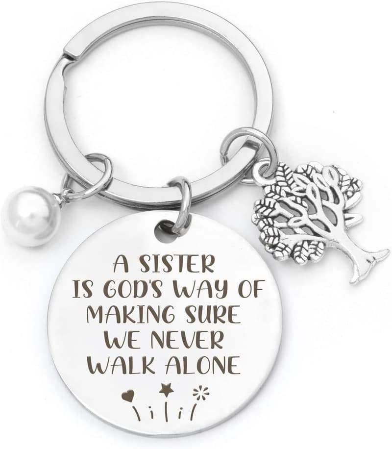 Best Friends Keychain Gift for Birthdays and Special Occasions