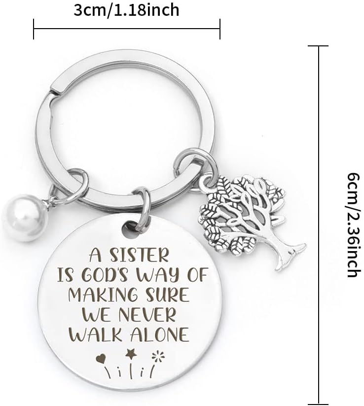 Best Friends Keychain Gift for Birthdays and Special Occasions