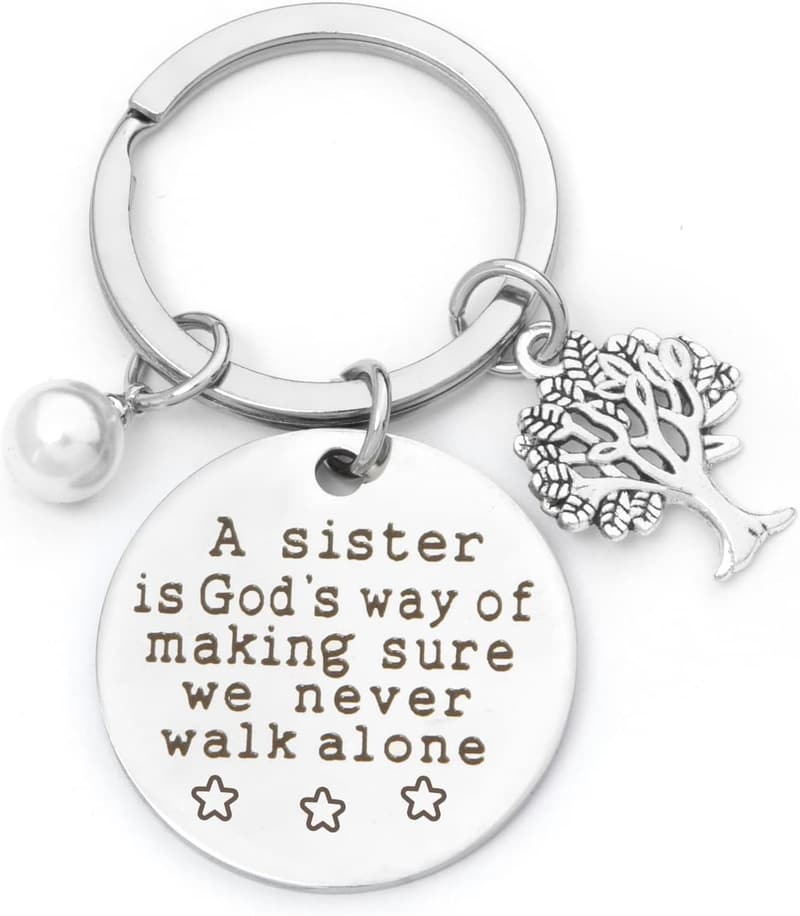 Best Friends Keychain Gift for Birthdays and Special Occasions