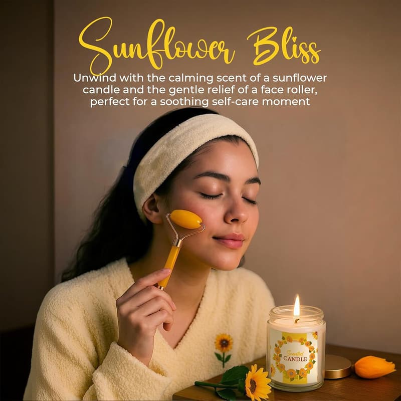 Sunshine Gift Basket Set for Women - 18 Pcs Birthday & Care Package